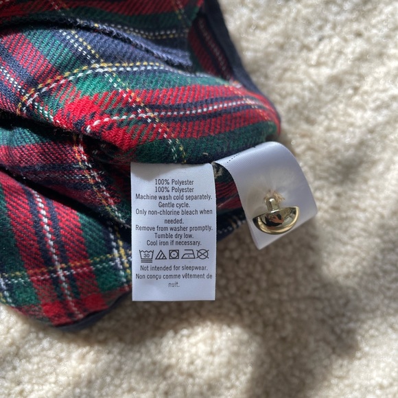 Janie and Jack NWOT girls Plaid Wool-Blend Cape - Picture 8 of 8